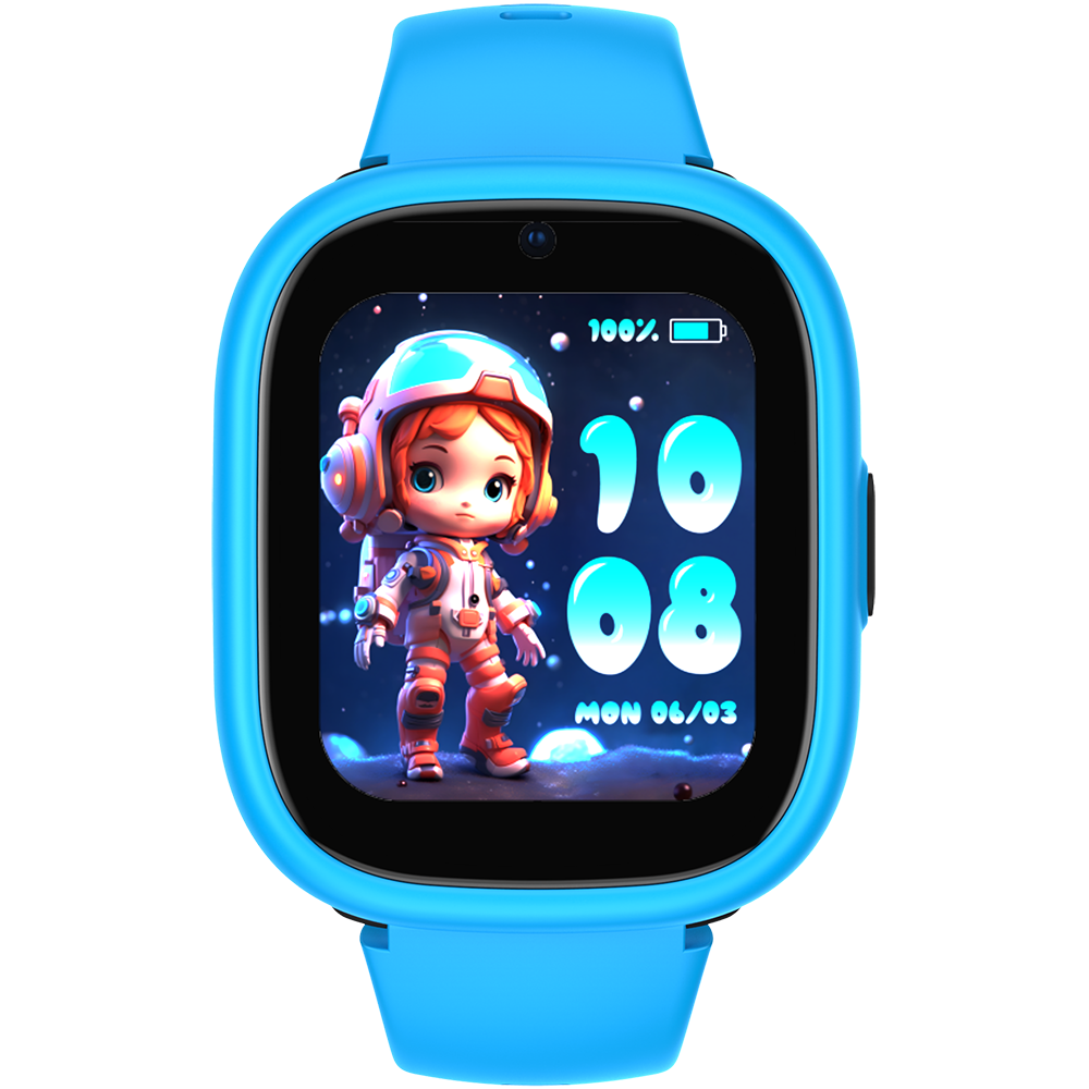 Smartwatch monitorizare copii Lagenio K3 Blue, 4G SIM, 1.7", Localizare GPS cu A-GPS, WIFI, ACC, Alerta Perimetru, Apeluri Video si Voce, Lanterna, SOS, 770mAh [2]