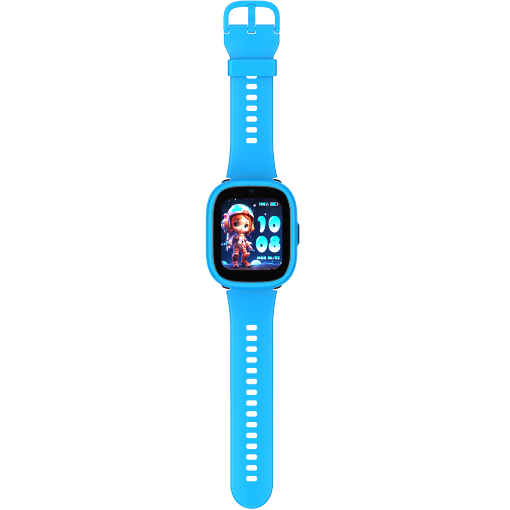 Smartwatch monitorizare copii Lagenio K3 Blue, 4G SIM, 1.7", Localizare GPS cu A-GPS, WIFI, ACC, Alerta Perimetru, Apeluri Video si Voce, Lanterna, SOS, 770mAh [9]