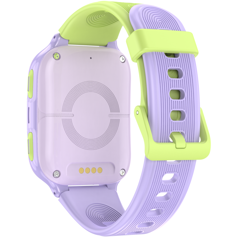 Smartwatch monitorizare copii Lagenio K9 Purple, 4G SIM, Wi-Fi, 1.78" AMOLED, GPS, 1GB RAM, 8GB, Apeluri Video si Voce HD, Camera 5MP, Buton SOS, Rezistenta IP67, Android [4]