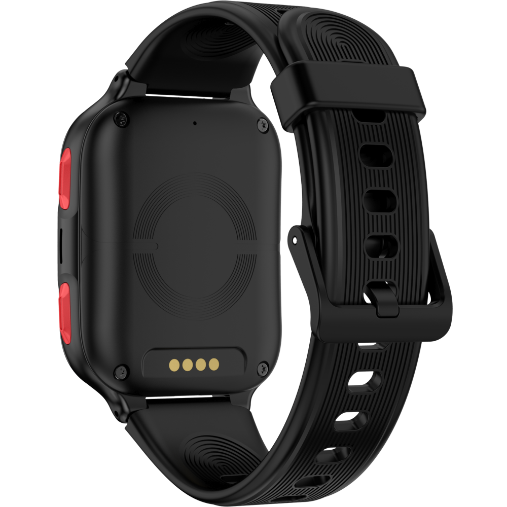 Smartwatch monitorizare copii Lagenio K9 Black, 4G SIM, Wi-Fi, 1.78" AMOLED, GPS, 1GB RAM, 8GB, Apeluri Video si Voce HD, Camera 5MP, Buton SOS, Rezistenta IP67, Android [4]