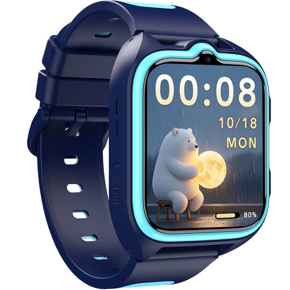 Smartwatch pentru copii Blackview Z30, 4G SIM, 1.75", Localizare GPS + WIFI AI + LBS, Apeluri Video si Voce, Lanterna, 800mAh, Blue [2]