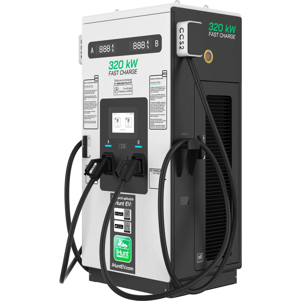 Statie de incarcare ultra rapida cu monetizare iHunt EV DC 320KW V4 2x CCS 2 [4]