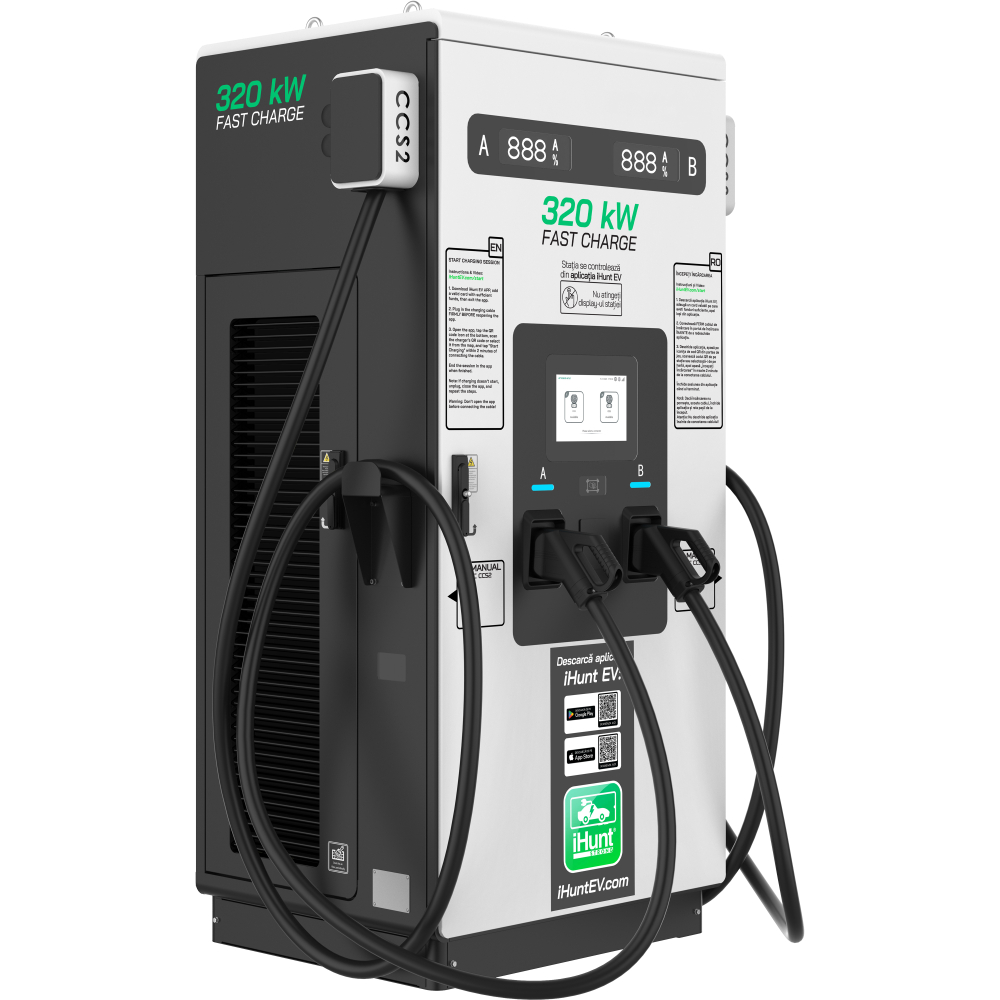 Statie de incarcare ultra rapida cu monetizare iHunt EV DC 320KW V4 2x CCS 2 [6]