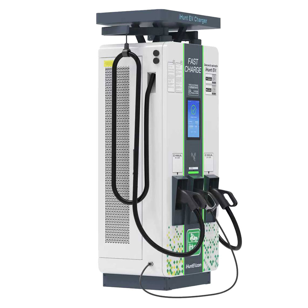 Statie de incarcare ultra rapida cu monetizare iHunt EV DC 50KW + AC 22KW, 2 x CCS2 - Integrare iHuntEV [3]