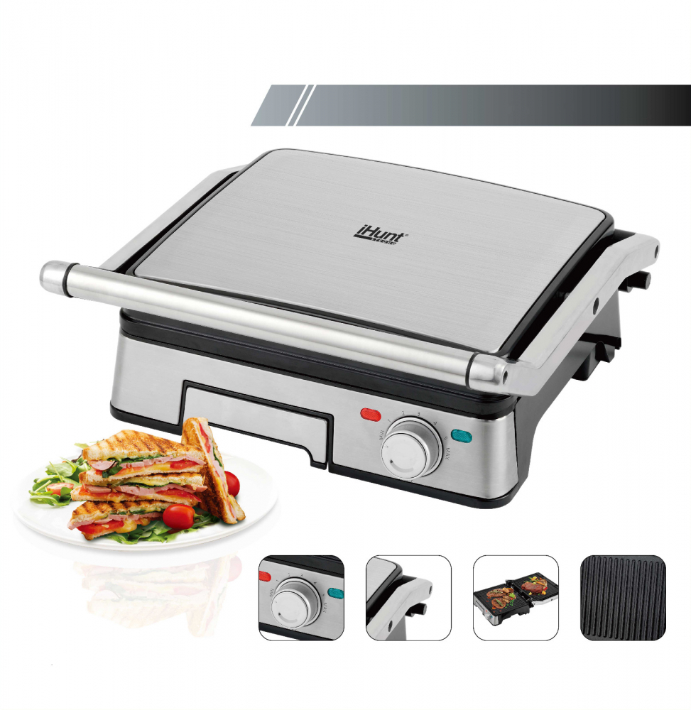 Gratar electric iHunt Bro Dual Grill XXL [3]