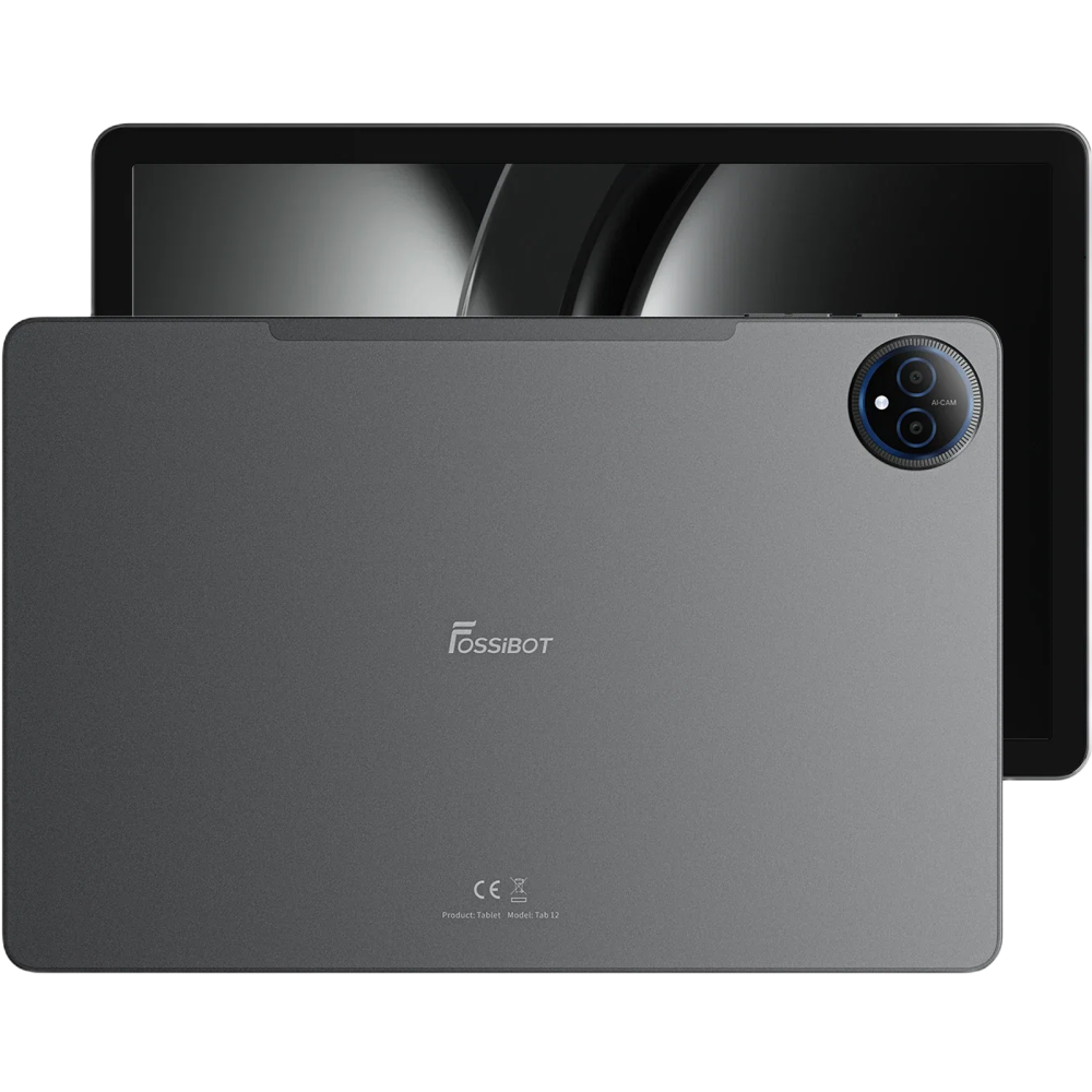 Tableta Fossibot TAB 12, 4G SIM, Wi-Fi 5, 10.95" FHD, Octa-Core, 6GB RAM+ 256GB, Camera 13MP + 5MP, GPS, 7000mAh, Android 14, Gray [3]