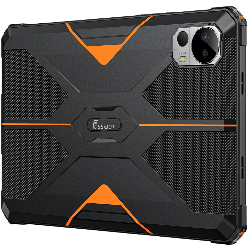 Tableta rugged Fossibot DT1, 4G, WiFi, 10.4-inch FHD+, Octa-Core, 8GB RAM, 256GB, GPS, Camera 48MP + 16MP, 4 Difuzoare, 11000mAh, Android 13, Orange [9]