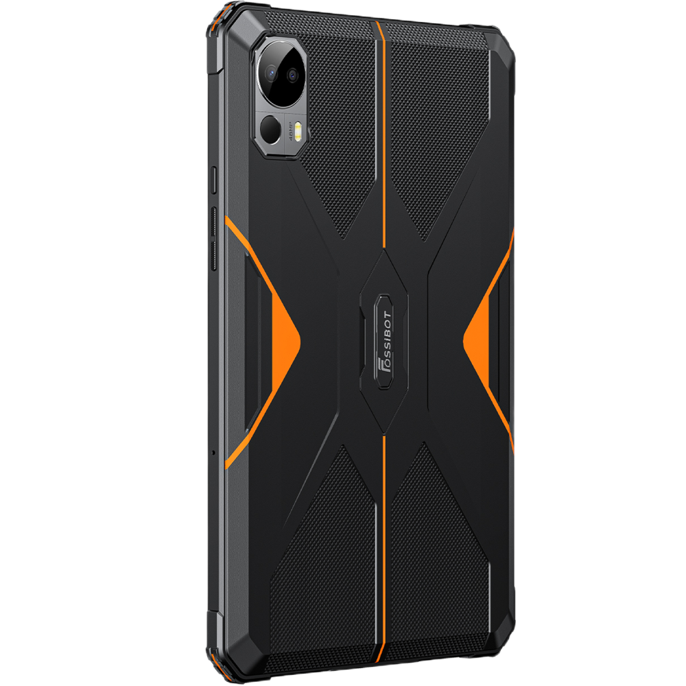 Tableta rugged Fossibot DT1, 4G, WiFi, 10.4-inch FHD+, Octa-Core, 8GB RAM, 256GB, GPS, Camera 48MP + 16MP, 4 Difuzoare, 11000mAh, Android 13, Orange [6]