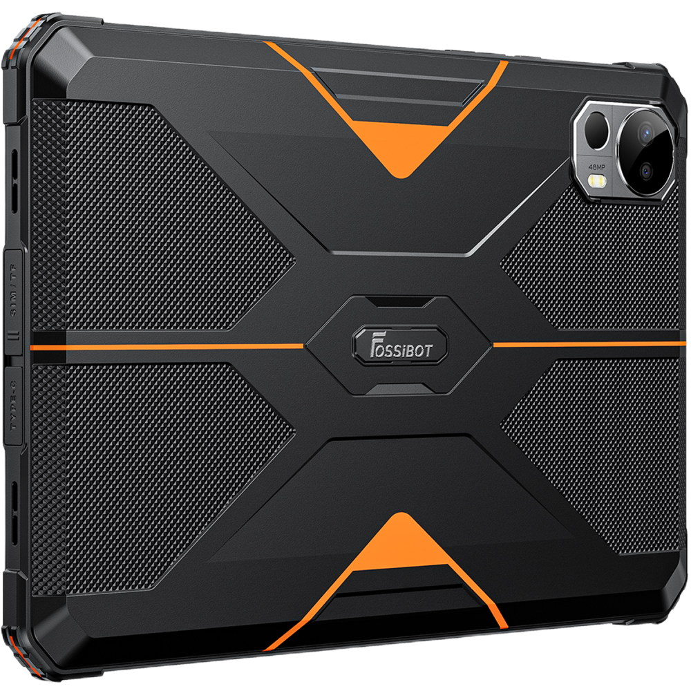 Tableta rugged Fossibot DT1, 4G, WiFi, 10.4-inch FHD+, Octa-Core, 8GB RAM, 256GB, GPS, Camera 48MP + 16MP, 4 Difuzoare, 11000mAh, Android 13, Orange [5]