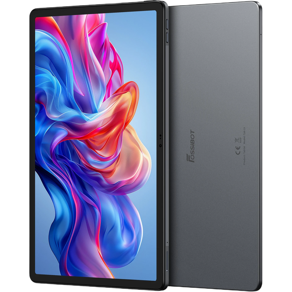 Tableta Fossibot TAB 13 Gray, 4G SIM, Wi-Fi 6, 11.5" FHD 120Hz, Helio G99, 12GB RAM+ 256GB, Camera 50MP + 8MP, GPS, 4 Difuzoare, 8000mAh, Widevine L1, Android 15 [3]