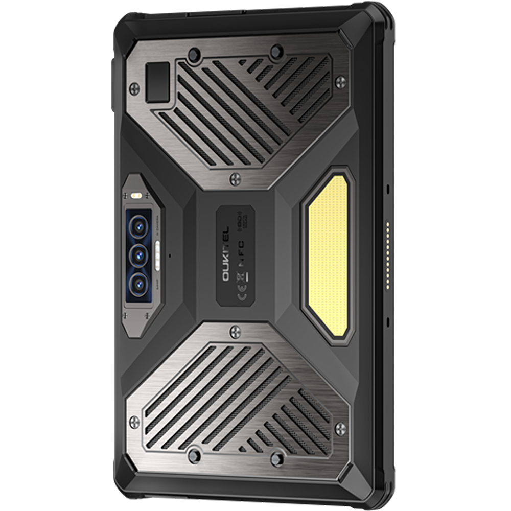 Tableta profesionala Oukitel RT10 Industry, 5G, Wi-Fi, 11" 120Hz, Dimensity 7400X, 12GB RAM, 512GB, NFC, 2D Barcode Scanner SE4710, 12 PogoPins, USB, RS232, RJ45, FAP10, 25000mAh, Android 15 [7]