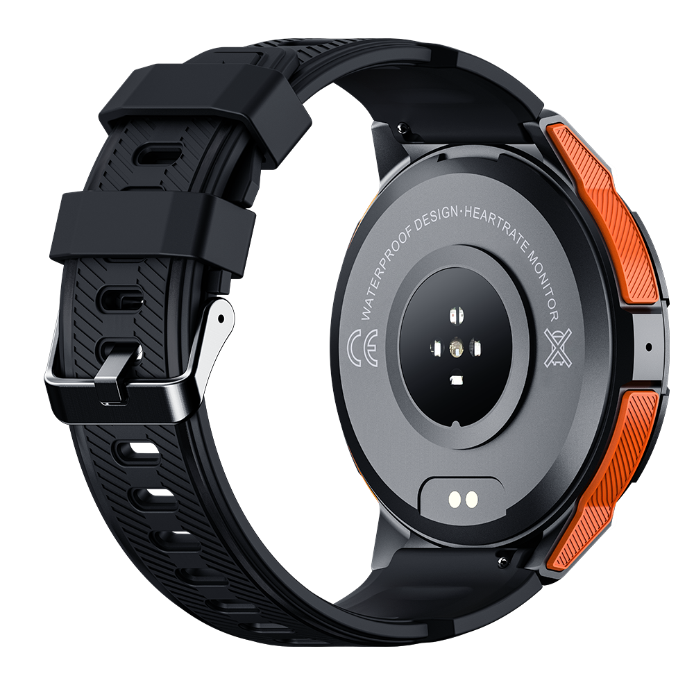 Ceas rugged Oukitel BT10 1.43-inch AMOLED 410mAh 5ATM Waterproof Orange [10]