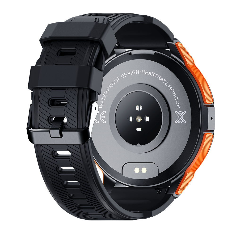 Ceas rugged Oukitel BT10 1.43-inch AMOLED 410mAh 5ATM Waterproof Orange [9]