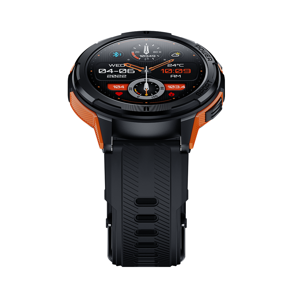 Ceas rugged Oukitel BT10 1.43-inch AMOLED 410mAh 5ATM Waterproof Orange [21]