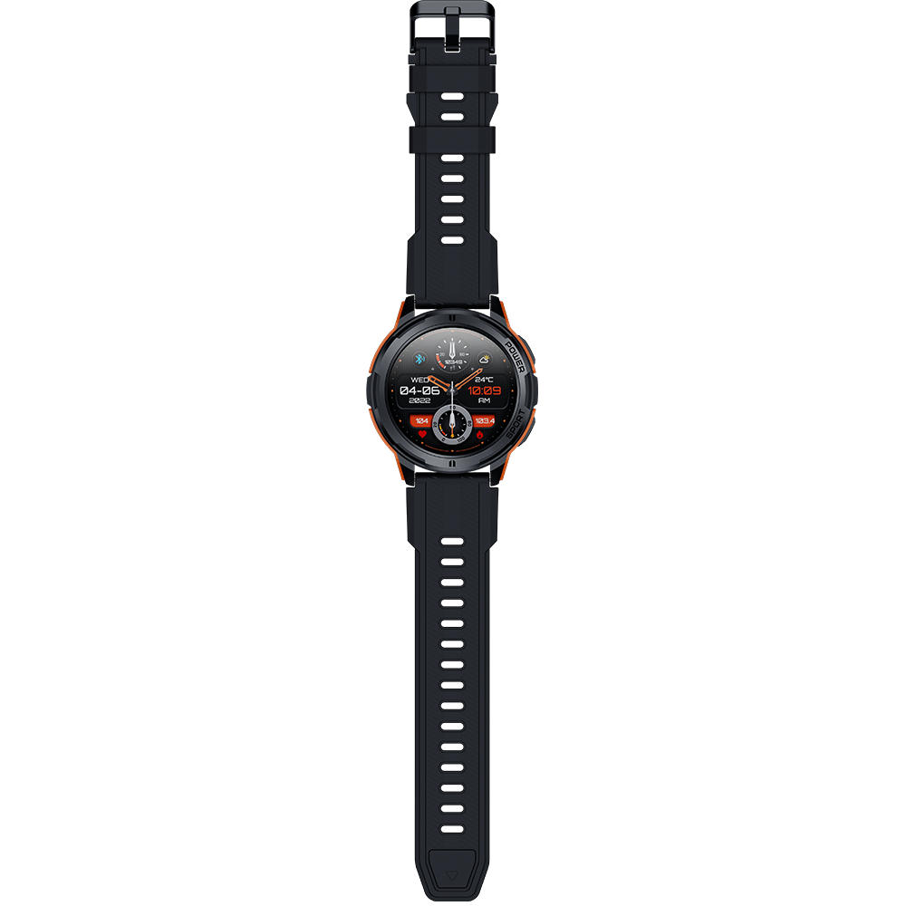 Ceas rugged Oukitel BT10 1.43-inch AMOLED 410mAh 5ATM Waterproof Orange [18]