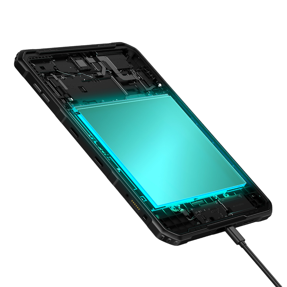 Rugged Tablet Ulefone Armor Pad 2 Pro, 4G, Dual SIM, WiFi, 11" 2K IPS, Octa-Core Helio G99, 8GB RAM, 256GB, NFC, Camera 48MP + 16MP, GPS, 18600mAh, Android 13, Black [10]