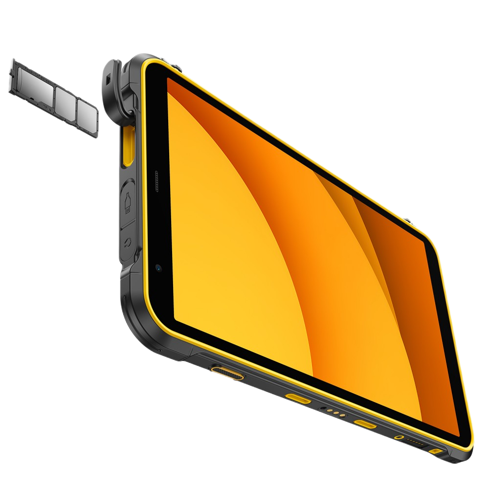 Rugged Tablet Ulefone RugKing Pad Pro, 4G, Dual SIM + eSIM, WiFi, 8.68" 90Hz, Octa-Core T7250, 8GB RAM, 128GB, Camera 16MP + 8MP, GPS, NFC, Android 16, Yellow [22]