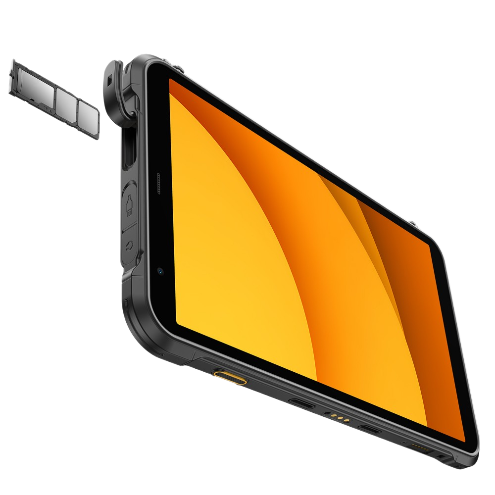 Rugged Tablet Ulefone RugKing Pad Pro, 4G, Dual SIM + eSIM, WiFi, 8.68" 90Hz, Octa-Core T7250, 8GB RAM, 128GB, Camera 16MP + 8MP, GPS, NFC, Android 16, Black [20]
