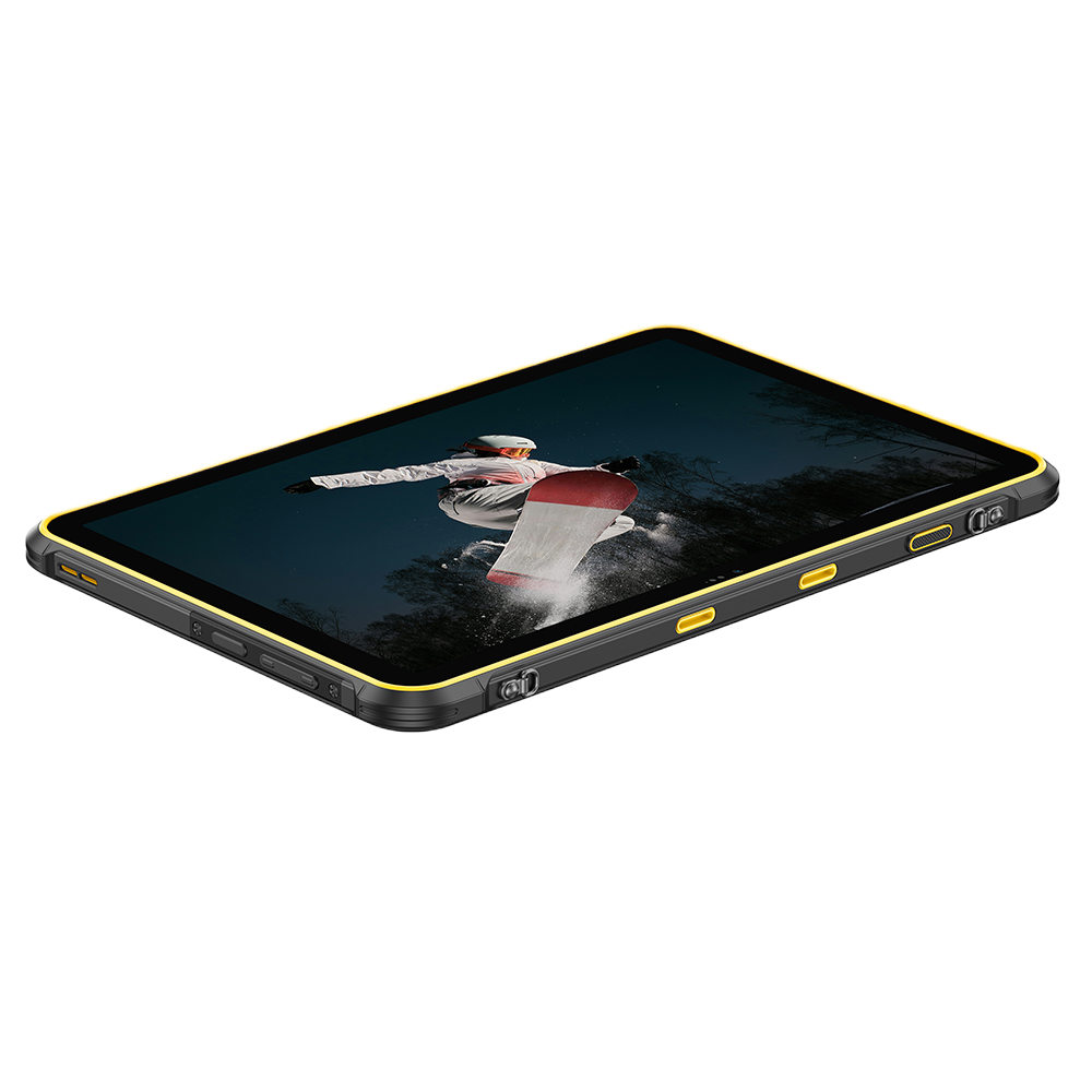 Rugged Tablet Ulefone RugKing Pad 2 Pro, 4G, Dual SIM + eSIM, WiFi, 10.1" 90Hz, Octa-Core T7250, 8GB RAM, 256GB, Camera 48MP + 8MP, GPS, NFC, Android 16, Yellow [18]