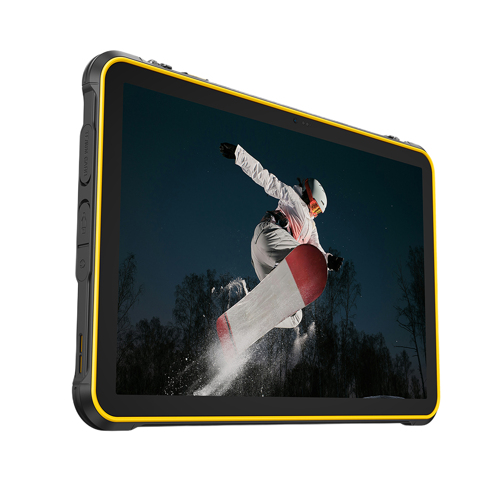Rugged Tablet Ulefone RugKing Pad 2 Pro, 4G, Dual SIM + eSIM, WiFi, 10.1" 90Hz, Octa-Core T7250, 8GB RAM, 128GB, Camera 48MP + 8MP, GPS, NFC, Android 16, Yellow [12]