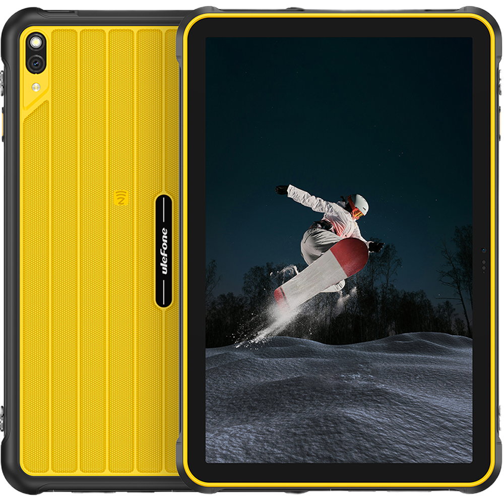 Rugged Tablet Ulefone RugKing Pad 2 Pro, 4G, Dual SIM + eSIM, WiFi, 10.1" 90Hz, Octa-Core T7250, 8GB RAM, 256GB, Camera 48MP + 8MP, GPS, NFC, Android 16, Yellow [3]