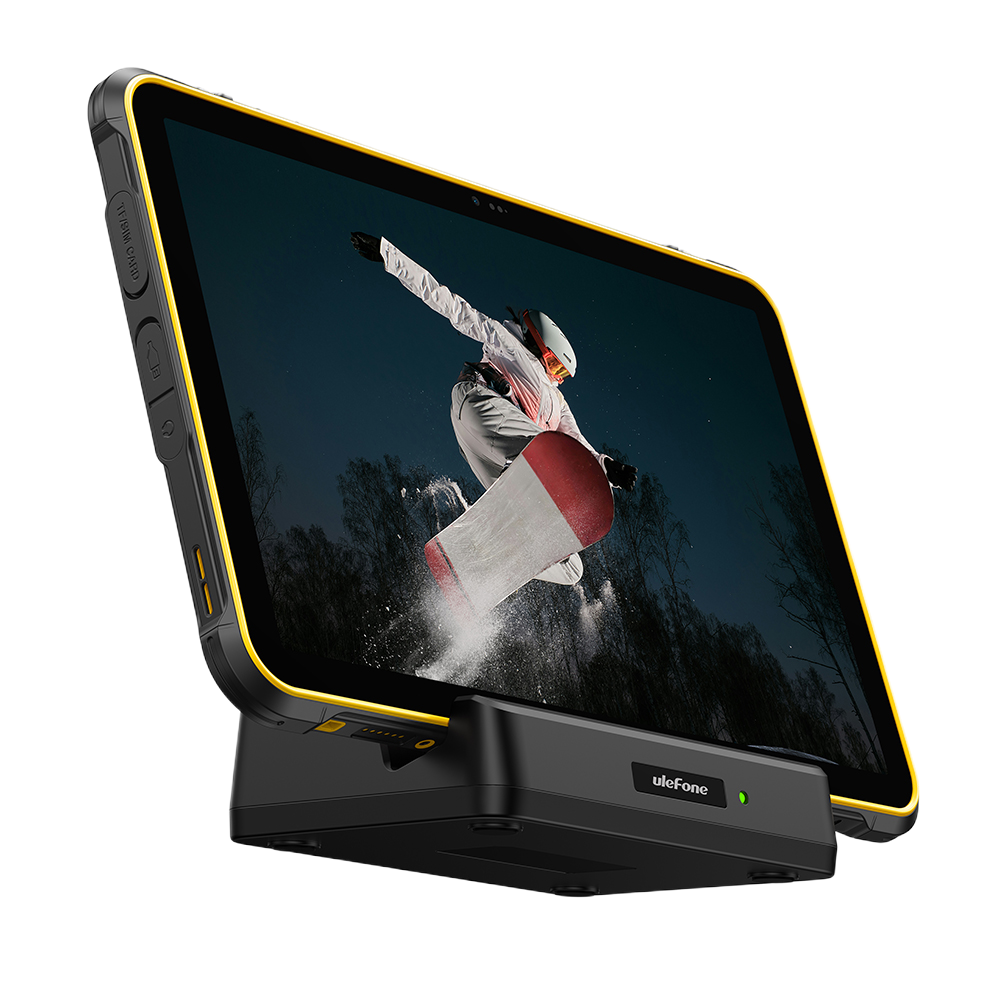 Rugged Tablet Ulefone RugKing Pad 2 Pro, 4G, Dual SIM + eSIM, WiFi, 10.1" 90Hz, Octa-Core T7250, 8GB RAM, 256GB, Camera 48MP + 8MP, GPS, NFC, Android 16, Yellow [17]