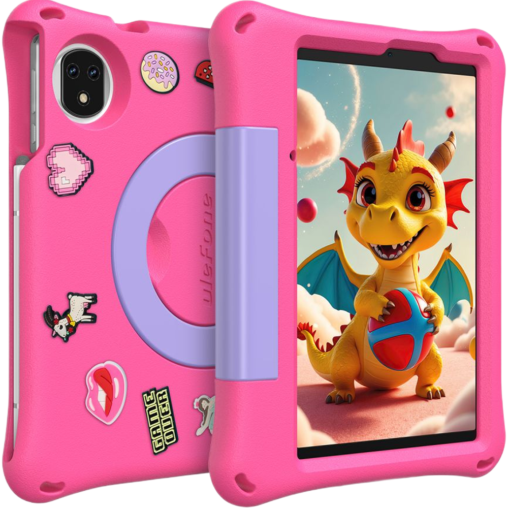 Tableta Ulefone Tab A9 Pro Kids Pink 4G WiFi 8GB RAM 128GB 8.68-inch 90Hz GPS Dual Stereo Speakers Android 15 [13]