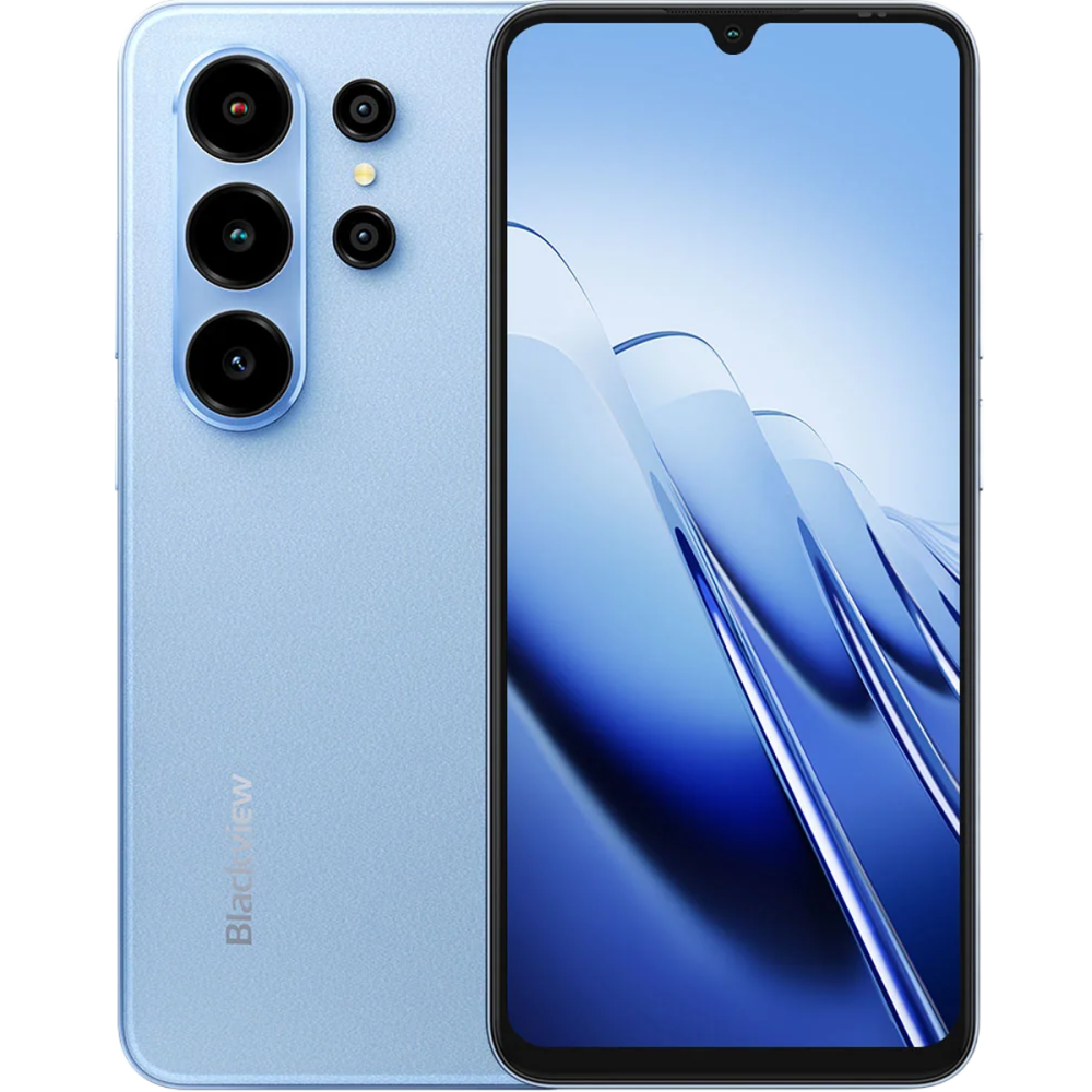 Telefon Blackview Wave 10C Blue, 4G, Dual SIM, 6.88 HD+ TFT, Quad-Core T310, 4GB RAM, 32GB, 5000mAh, Android 16