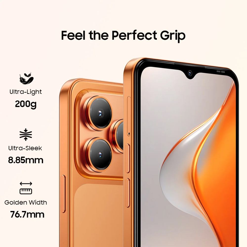 Telefon Blackview Wave 7C, 4G, Dual SIM, 6.56" HD+ IPS, Quad-Core T310, 4GB RAM, 128GB, 5000mAh, Android 16, Blue [2]