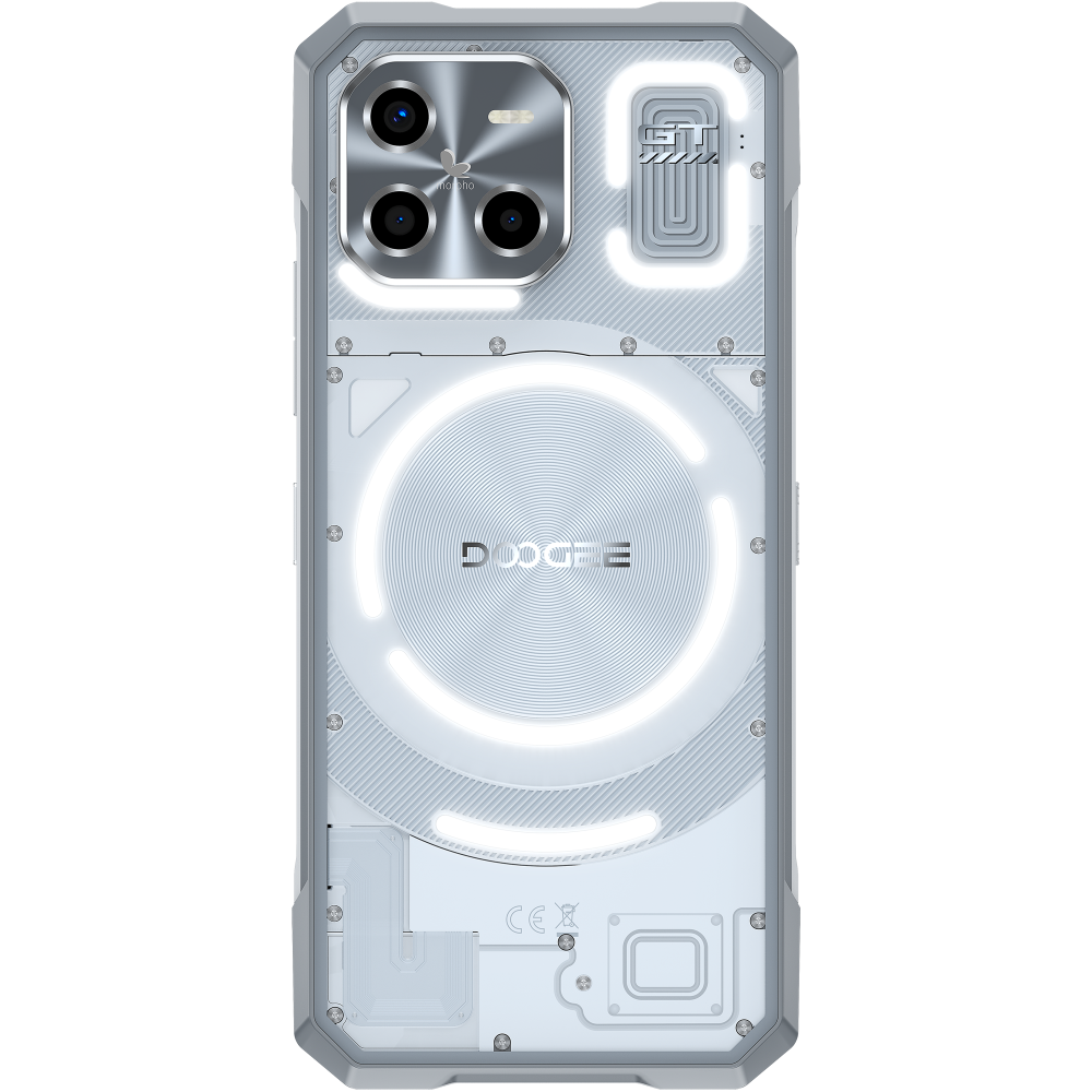 Telefon Doogee Blade GT Ultra 5G Dimensity 7300 512GB 16GB RAM 6.72" IPS 120Hz RGB Light NFC IP68/IP69K Android 14 Silver [5]