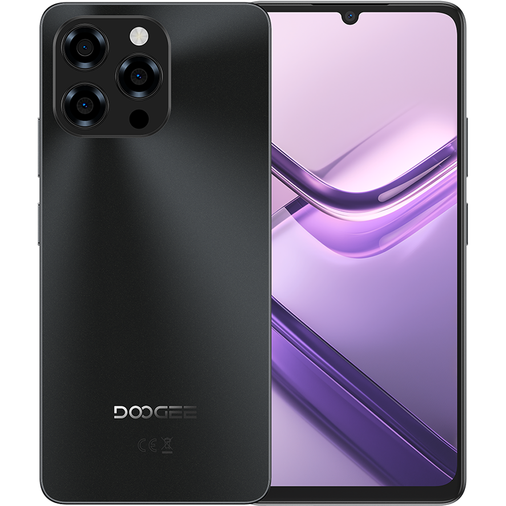 Telefon Doogee Note 58, 4G, Dual SIM, 6.75" HD+ 90Hz, Octa-Core, 6GB RAM, 128 GB, NFC, 6250mAh, Android 16, Black [2]