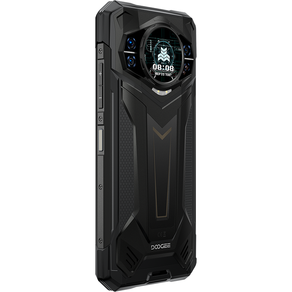 Resigilat telefon Doogee S200 Plus 5G Dual Display 6.72-inch 120Hz IPS + 1.32-inch AMOLED 8-Core Dimensity 7300 12GB + 512GB NFC 10100mAh Android 14 Black [8]