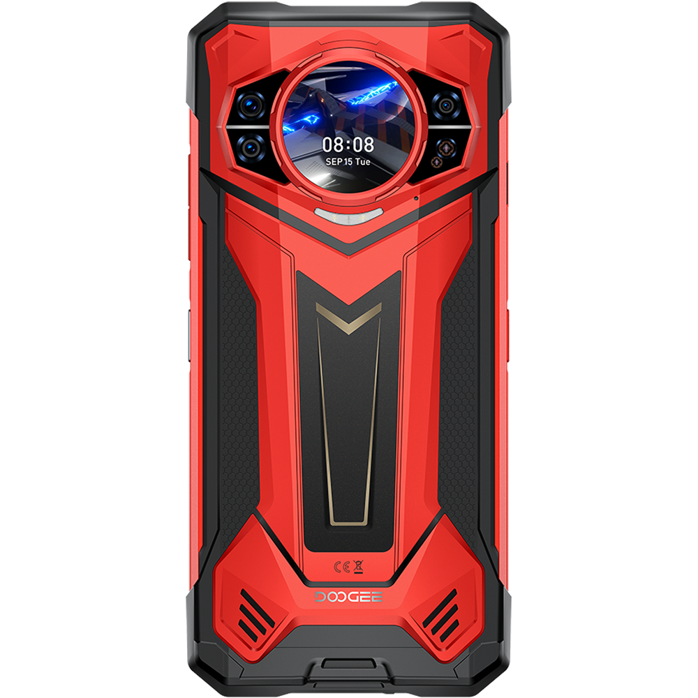 Telefon Doogee S200 Plus 5G Dual Display 6.72-inch 120Hz IPS + 1.32-inch AMOLED 8-Core Dimensity 7300 12GB + 512GB NFC 10100mAh Android 14 Red [5]
