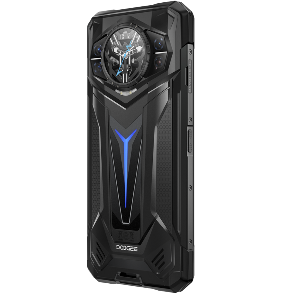 Telefon Doogee S200 Ultra 5G Dimensity 7400 1 TB 6.72" IPS 120Hz/1.32" AMOLED NFC IP68/IP69K Android 15 Black [9]