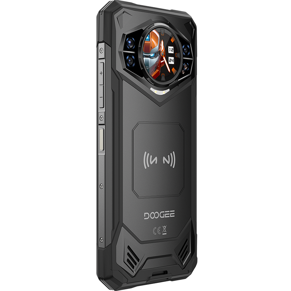 Doogee S200X VIP 5G Dual Display 6.72' IPS 120Hz / 1.32' AMOLED 512GB 10100mAh IP68/IP69K Android 16 Black + Casti Wireless BoneBeat Run [9]