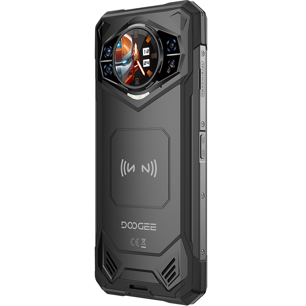 Doogee S200X VIP 5G Dual Display 6.72' IPS 120Hz / 1.32' AMOLED 512GB 10100mAh IP68/IP69K Android 16 Black + Casti Wireless BoneBeat Run [10]