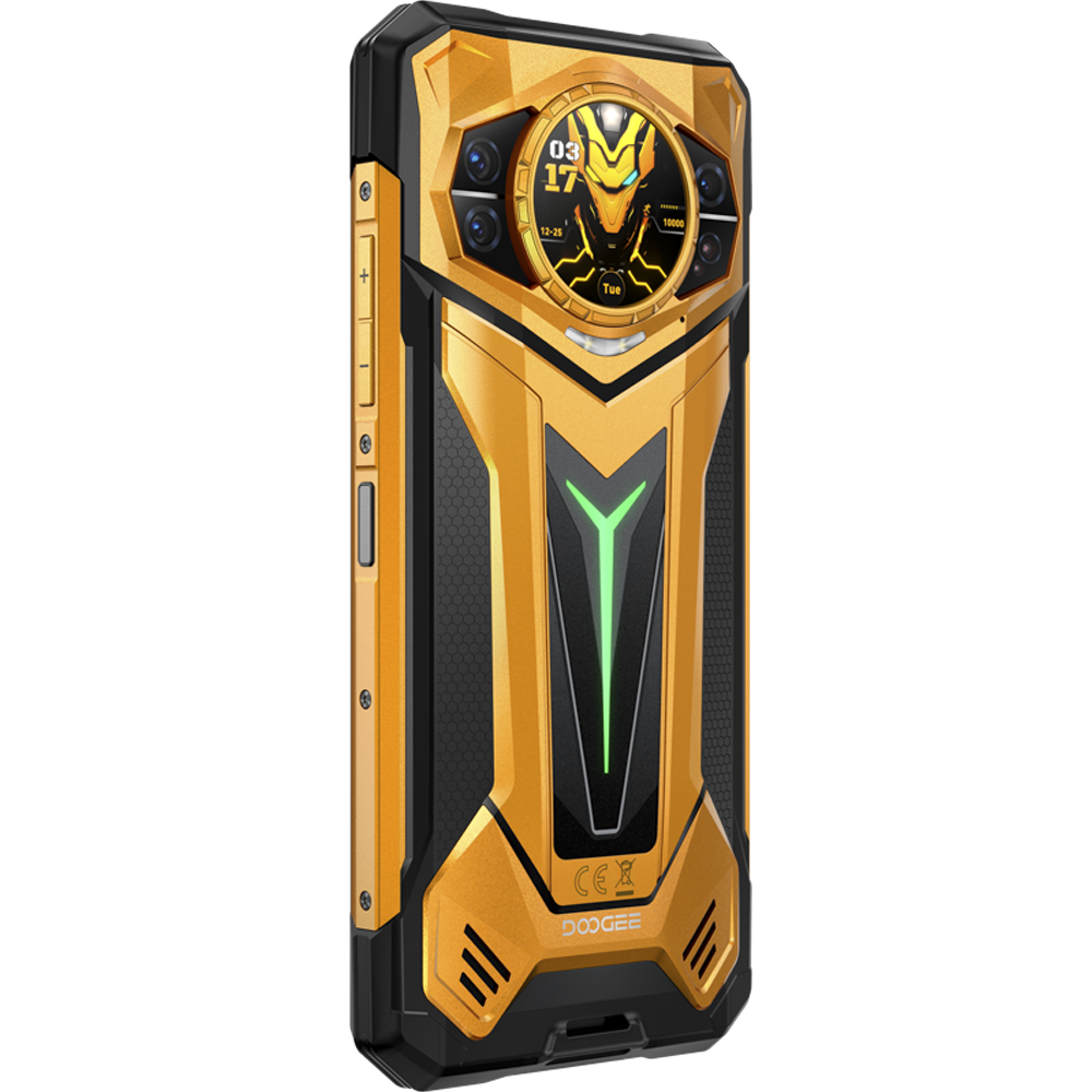 Telefon Doogee S200 Ultra 5G Dimensity 7400 1TB 6.72" IPS 120Hz/1.32" AMOLED NFC IP68/IP69K Android 15 Yellow [8]