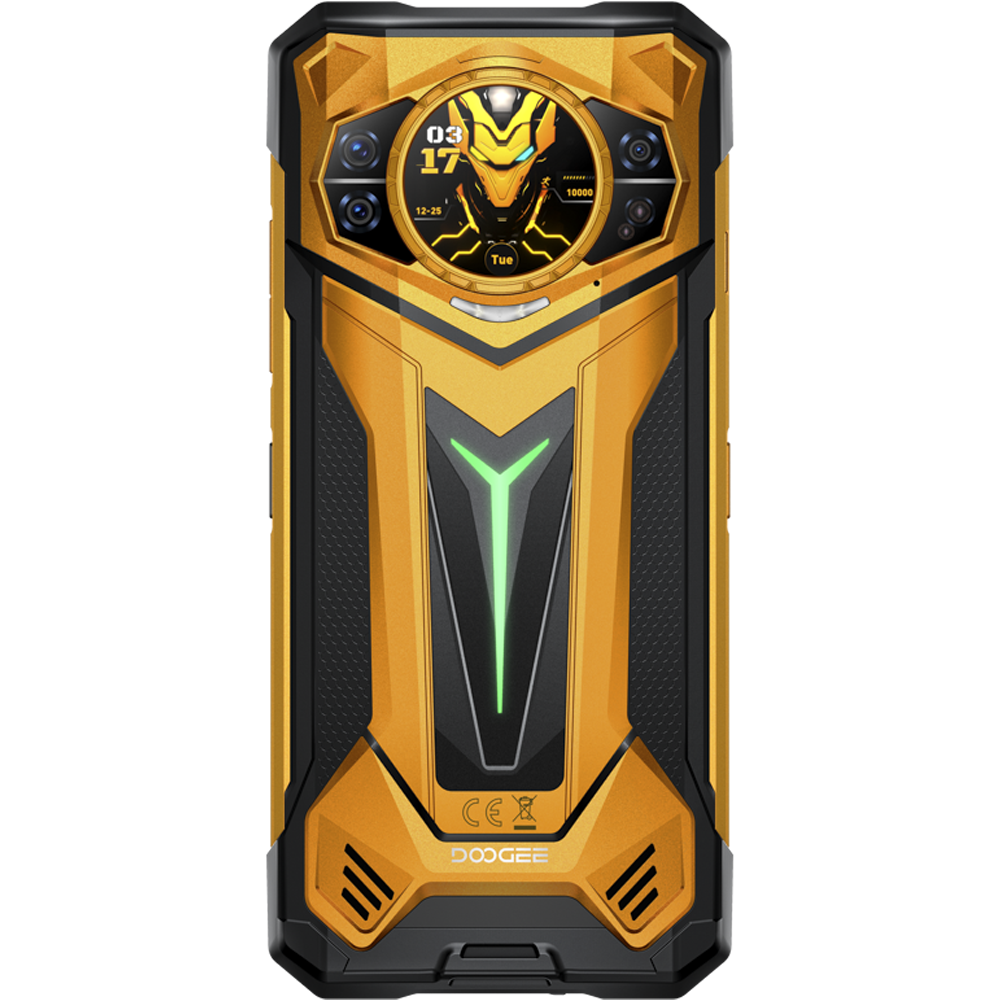 Telefon Doogee S200 Ultra 5G Dimensity 7400 1TB 6.72" IPS 120Hz/1.32" AMOLED NFC IP68/IP69K Android 15 Yellow [7]
