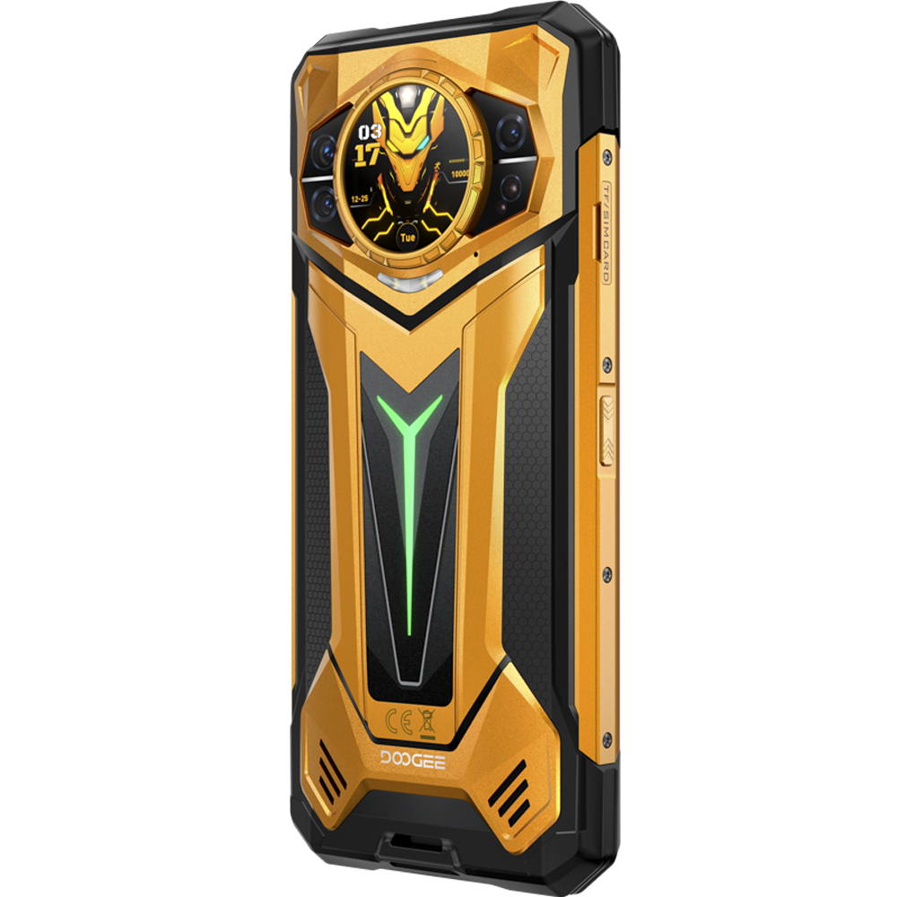 Telefon Doogee S200 Ultra 5G Dimensity 7400 1TB 6.72" IPS 120Hz/1.32" AMOLED NFC IP68/IP69K Android 15 Yellow [9]