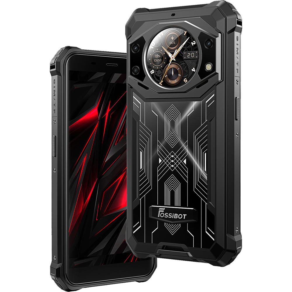 Fossibot F101 Pro 4G Dual SIM 5.45-inch IPS 8-Core Helio P60 8GB RAM + 128GB 10600mAh NFC IP68/IP69K Android 13 Black [7]