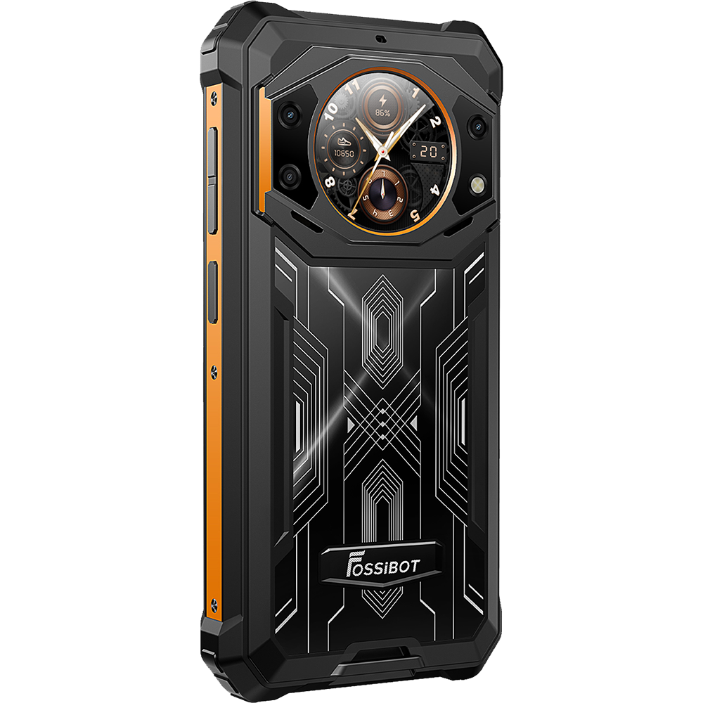 Fossibot F101 Pro 4G Dual SIM 5.45-inch IPS 8-Core Helio P60 8GB RAM + 128GB 10600mAh NFC IP68/IP69K Android 13 Orange [8]