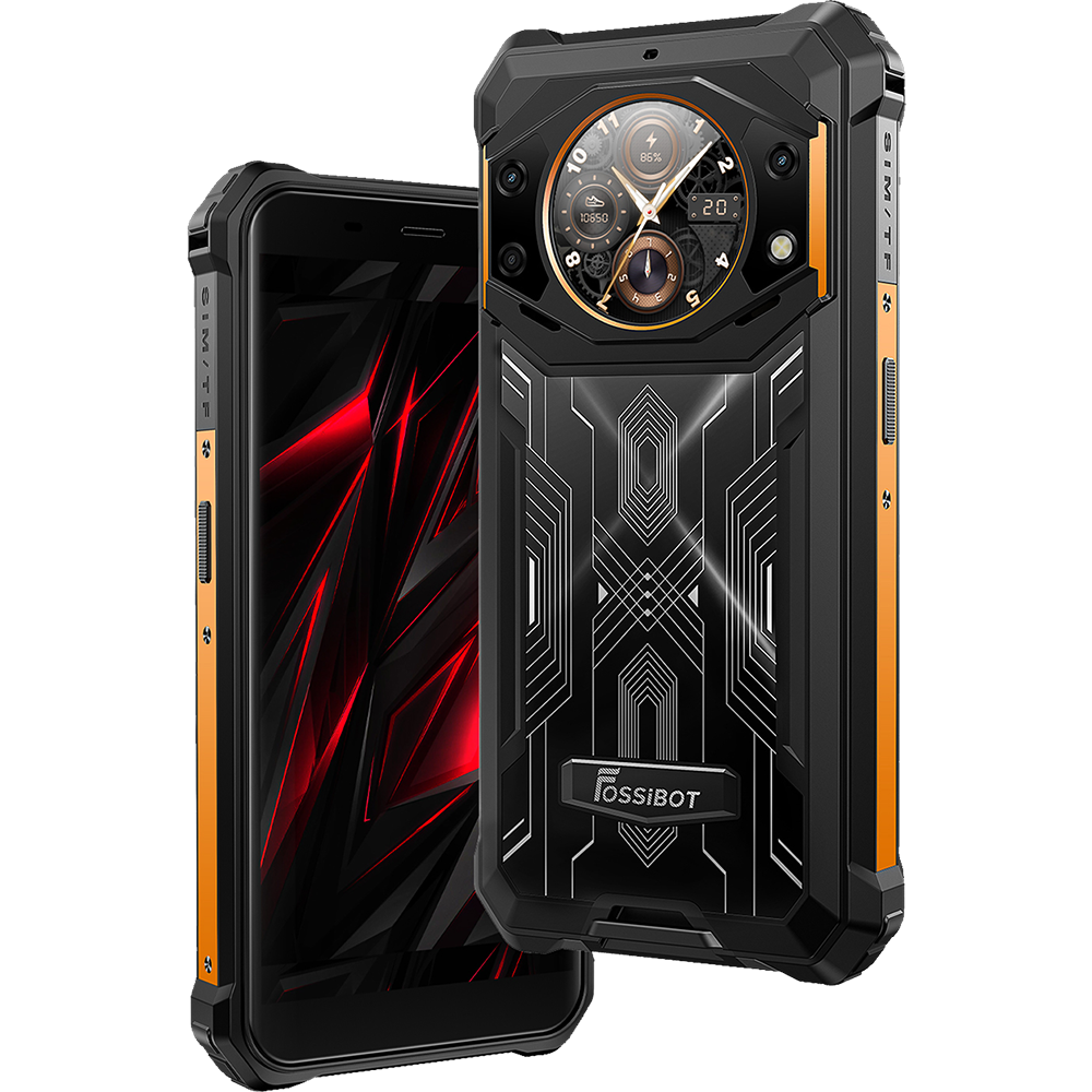 Fossibot F101 Pro 4G Dual SIM 5.45-inch IPS 8-Core Helio P60 8GB RAM + 128GB 10600mAh NFC IP68/IP69K Android 13 Orange [5]