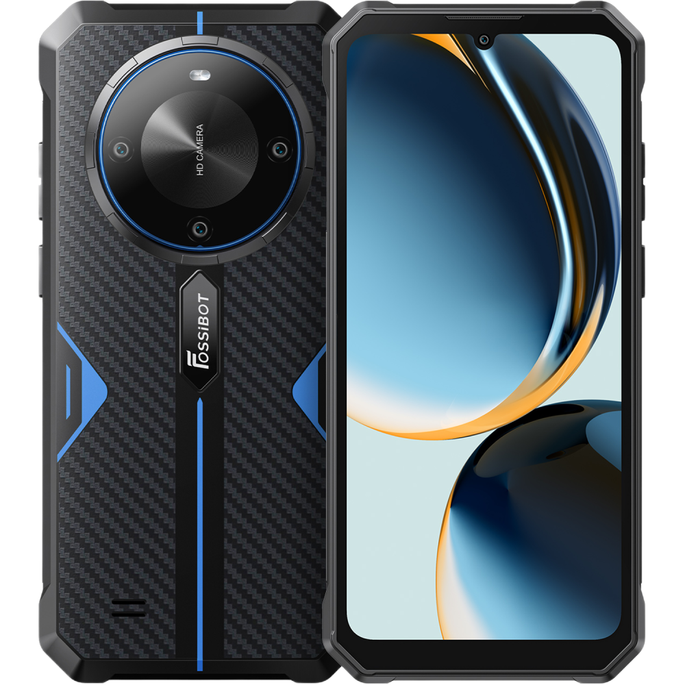 Telefon Fossibot F105 4G 64GB 10300mAh NFC Android 14 Blue [2]