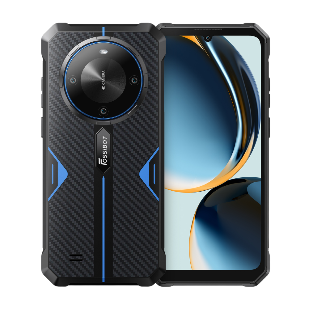 Telefon Fossibot F105 4G 64GB 10300mAh NFC Android 14 Blue [5]