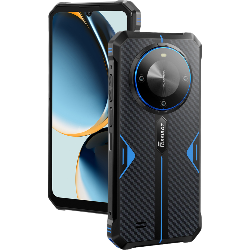 Telefon Fossibot F105 4G 64GB 10300mAh NFC Android 14 Blue [3]