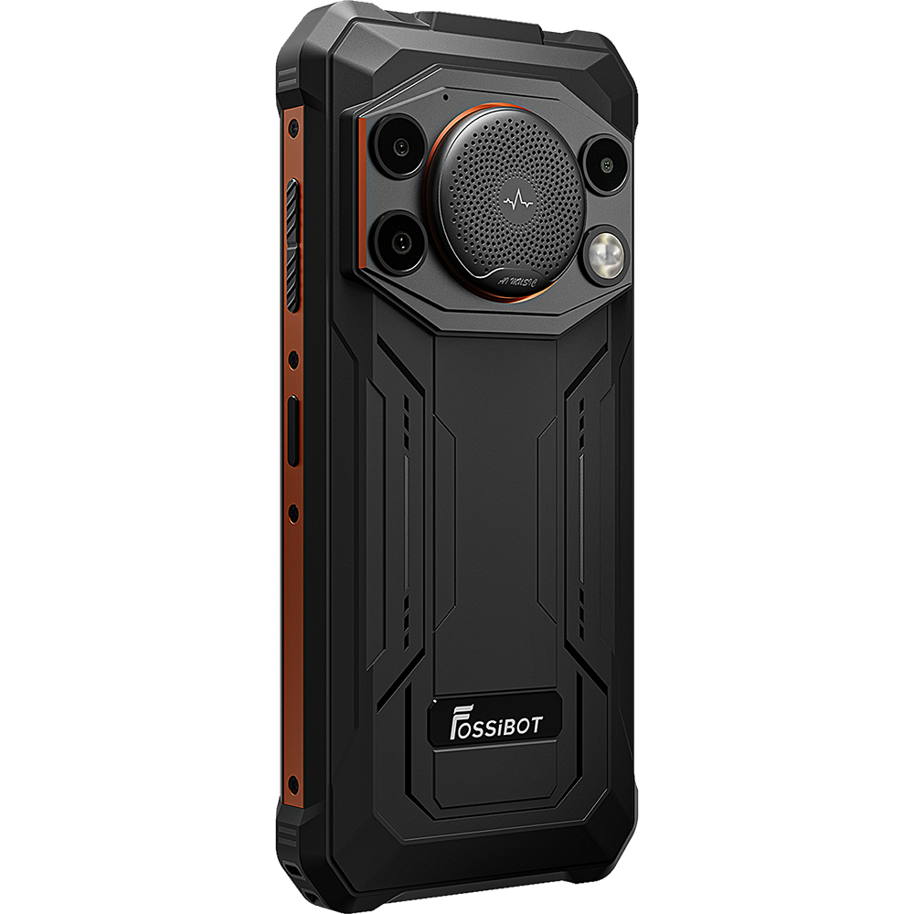Fossibot F110 Pro 5G Dual SIM 6.75-inch IPS 8-Core Dimensity 6300 8GB RAM + 128GB NFC 128dB Big Speaker 10000mAh IP68/IP69K Android 15 Orange [6]