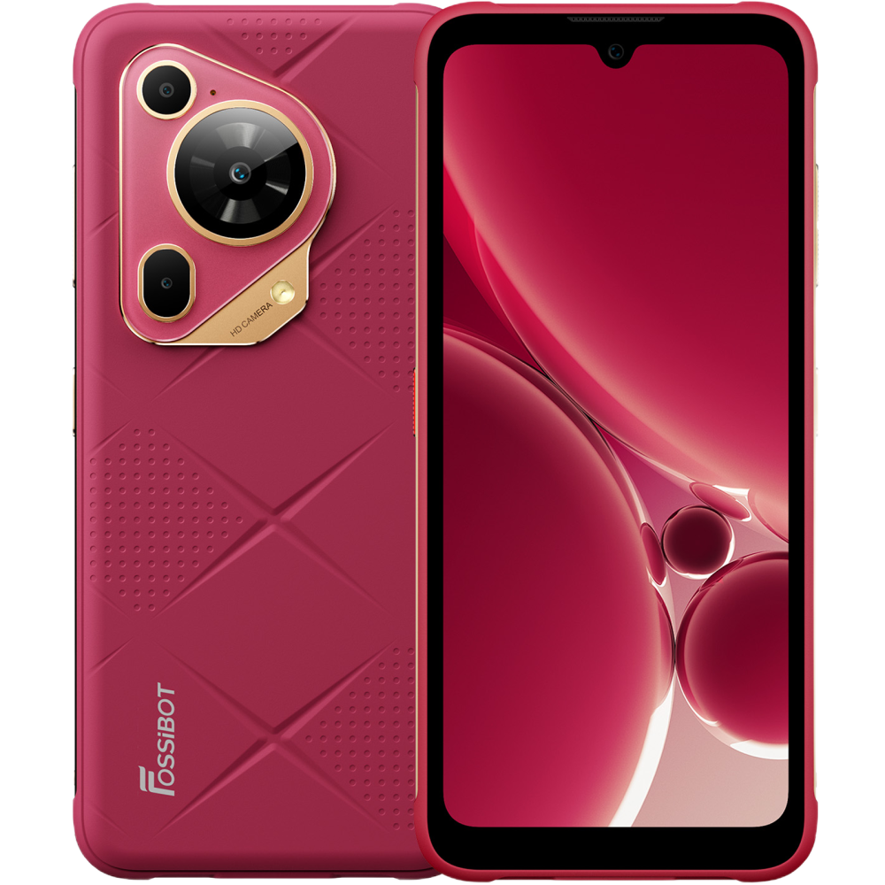 Telefon Fossibot F112 Pro Slim 5G 256GB 7150mAh NFC Android 14 Red [2]