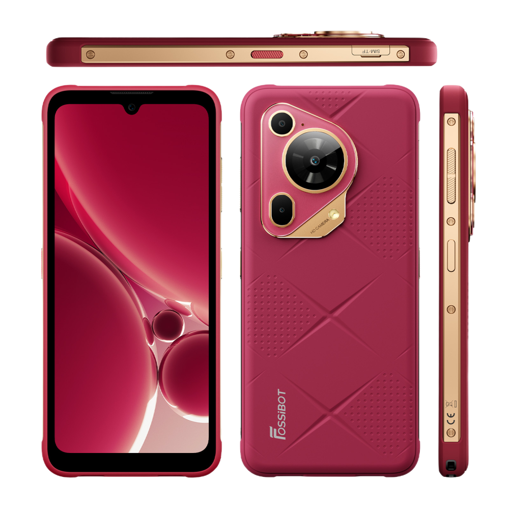 Telefon Fossibot F112 Pro Slim 5G 256GB 7150mAh NFC Android 14 Red [8]