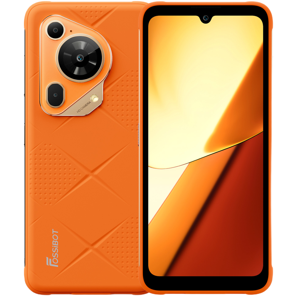 Telefon Fossibot F112 Pro Slim 5G 256GB 7150mAh NFC Android 14 Orange [2]