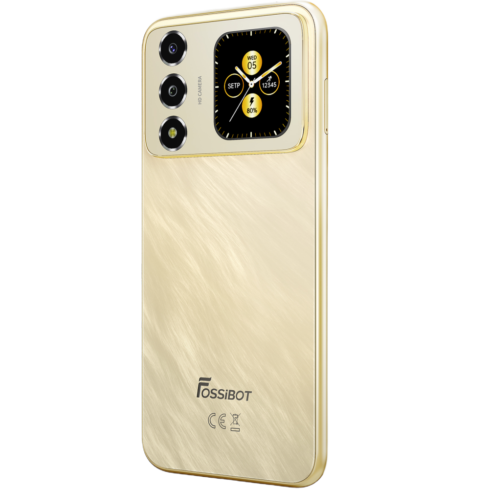 Telefon Fossibot S7, 4G, Dual SIM, 6.9" 120Hz, Octa-Core T615, 8GB RAM, 256GB, Camera 16MP + 8MP, 5000mAh, Android 16, Gold [5]